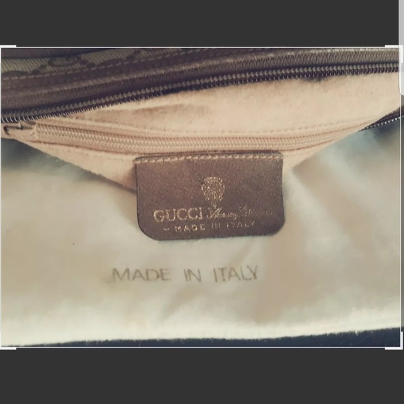 Gucci messenger vintage bag. Green red strips - Picture 3 of 8